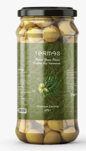 Изображение товара Оливки б/к размер L Termes 470г Оливки б/к размер L Termes 470г фотография