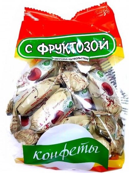 Изображение товара Конфеты Вишневое наслаждение с фруктозой 185г Конфеты Вишневое наслаждение с фруктозой 185г фотография