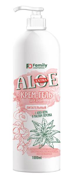 Изображение товара Вилсен Extra Aloe крем-гель для душа Питательный 1000мл Вилсен Extra Aloe крем-гель для душа Питательный 1000мл фотография