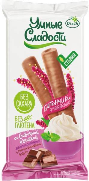 Изображение товара Батончик «Умные сладости» в молочно-шоколадной глазури 20 г Батончик «Умные сладости» в молочно-шоколадной глазури 20 г фотография